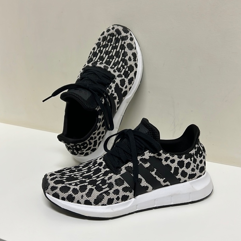 adidas Women's Swift Run Shoes leopard adidas sneakers animal print sneakers